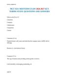 MGT 6311 MIDTERM EXAM 2026-2027 KEY TERMS STUDY QUESTIONS AND ANSWERS
