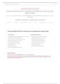 Sarah Michelle Crash Course Study Guide Solution &vert; 2026&sol;2027 &vert; 150 Comprehensive Questions &vert; Complete Exam Material