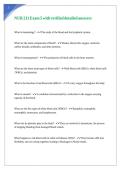 NUR 211 Exam 5 with verified detailed answers