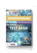 Test Bank for Pathophysiology A Practical Approach 5th Edition by Lachel Story &vert;All Chapters&comma; Year-2025&sol;2026&vert;Latest edition