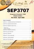 SEP3707 Assignment 2 &lpar;COMPLETE ANSWERS&rpar; Semester 1 2026 - DUE April 2026