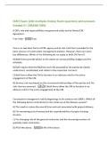 CMIT Exam &lpar;200 multiple choice&rpar; Exam questions and answers  Graded A&plus; &vert;BRAND NEW 