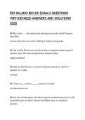 RIO SALADO BIO 201 EXAM 2 QUESTIONS  WITH DETAILED ANSWERS AND SOLUTIONS  2026 