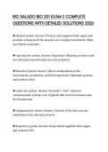 RIO SALADO BIO 201 EXAM 2 COMPLETE  QUESTIONS WITH DETAILED SOLUTIONS 2026