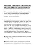 NR512 WEEK 2 INFORMATICS KEY TERMS QUIZ PRACTICE QUESTIONS AND ANSWERS 2026