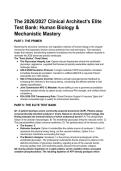 2026&sol;2027 Human Biology & Clinical Mastery Test Bank &vert; Advanced Practice Nursing &vert; Includes Rationales&comma; GOLD 2026&comma; ADA 2026 & Sepsis Protocols