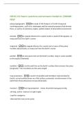 GEOG 131 Exam1 questions and answers Graded A&plus; &vert;BRAND NEW