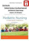 Test Bank for Pediatric Nursing&colon; A Case-Based Approach 2nd Edition by Tagher and Knapp