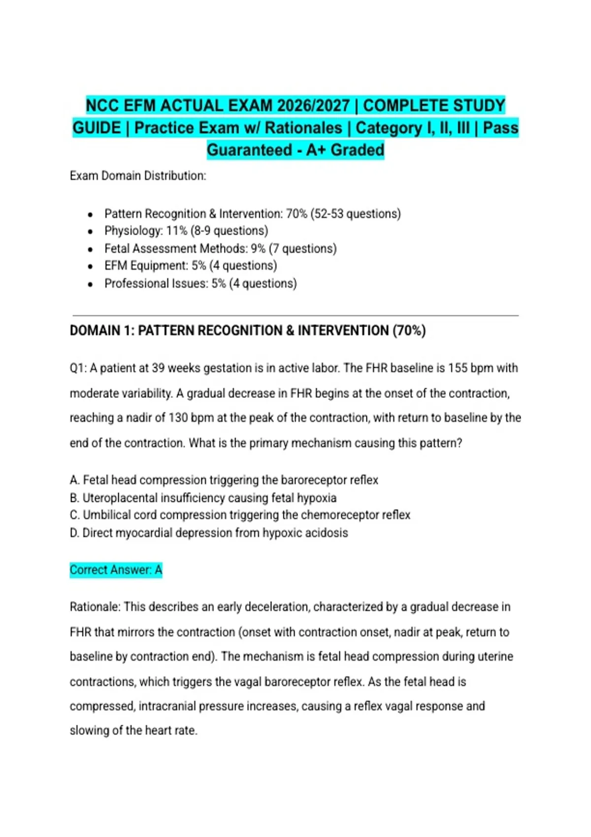 NCC EFM ACTUAL EXAM 2026/2027 | COMPLETE STUDY GUIDE | Practice Exam w ...