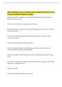 AQA Psychology Issues and Debates &lpar;Latest Update 2026&rpar; With Correct Answers &vert;Verified &vert;Already A&plus; Graded