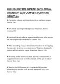 RLGN 104 CRITICAL THINKING PAPER ACTUAL SUBMISSION 2026 COMPLETE SOLUTIONS GRADED A&plus;