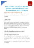 NAFI CFEI Test Actual Exam 2026&sol;2027 &vert; Questions and Verified Answers &vert; 100&percnt; Correct Grade A &vert; NFPA 921-Aligned