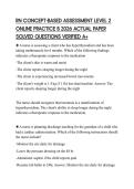 RN CONCEPT-BASED ASSESSMENT LEVEL 2 ONLINE PRACTICE B 2026 ACTUAL PAPER SOLVED QUESTIONS VERIFIED A&plus;