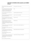 D469 WGU PA UPDATED ACTUAL Questions and CORRECT  Answers