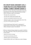 RN CONCEPT-BASED ASSESSMENT LEVEL 2 ONLINE PRACTICE B 2026 PREMIUM REVIEW MATERIAL CORRECT ANSWERS GRADED A&plus;