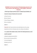 NUR2063 Final Exam Essentials of Pathophysiology Questions and  Correct Answers with Explanation &vert; Latest Update &vert; Rasmussen  University 