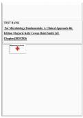 TEST BANK   For Microbiology Fundamentals&colon; A Clinical Approach 4th Edition Marjorie Kelly Cowan Heidi Smith &vert;All Chapters&vert;2025&sol;2026