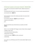 KSV &num;2 Exam questions and answers Graded A&plus; &vert;BRAND NEW 