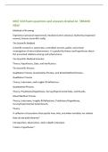 MGT 320 Exam questions and answers Graded A&plus; &vert;BRAND  NEW 
