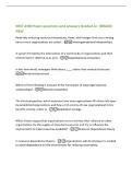 MGT 4380 Exam questions and answers Graded A&plus; &vert;BRAND  NEW 