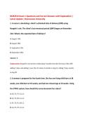 NUR2513 Exam 1 Questions and Correct Answers with Explanation &vert;  Latest Update &vert; Rasmussen University