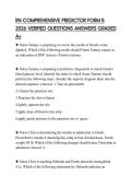 RN COMPREHENSIVE PREDICTOR FORM B 2026 VERIFIED QUESTIONS ANSWERS GRADED A&plus;