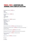 PNH301 - TEST 1 &vert; QUESTIONS AND ANSWERS &vert; WITH COMPLETE SOLUTION