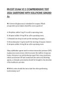 RN EXIT EXAM V2 2 COMPREHENSIVE TEST 2026 QUESTIONS WITH SOLUTIONS GRADED A&plus;
