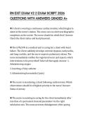 RN EXIT EXAM V2 2 EXAM SCRIPT 2026 QUESTIONS WITH ANSWERS GRADED A&plus;