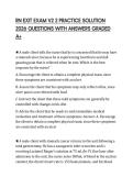 RN EXIT EXAM V2 2 PRACTICE SOLUTION 2026 QUESTIONS WITH ANSWERS GRADED A&plus;