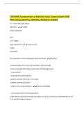 CVP BASIC-Fundamentals of Machine Vision &lpar;Latest Update 2026&rpar; With Correct Answers &vert;Solution &vert;Already A&plus; Graded