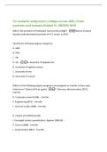 Tcc academic assignment &lpar; college success skills &rpar; Exam  questions and answers Graded A&plus; &vert;BRAND NEW 