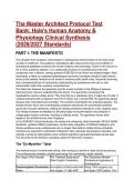 Hole&rsquo;s Human Anatomy & Physiology&colon; Master Architect Protocol & Test Bank &lpar;2026&sol;2027 Standards&rpar; &ndash; NGN Clinical Synthesis & GAUNTLET Prep