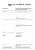 NURS 328 - Quiz &num;1 UPDATED ACTUAL Questions and  CORRECT Answers