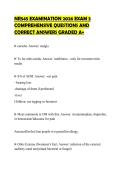 NR545 EXAMINATION 2026 EXAM 3 COMPREHENSIVE QUESTIONS AND CORRECT ANSWERS GRADED A&plus;