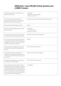 NR328 Exam 1 peds UPDATED ACTUAL Questions and  CORRECT Answers
