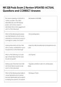 NR 328 Peds Exam 2 Review UPDATED ACTUAL  Questions and CORRECT Answers