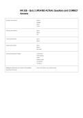 NR 328 - Quiz 2 UPDATED ACTUAL Questions and CORRECT  Answers 