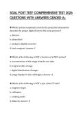 SOAL POST TEST COMPREHENSIVE TEST 2026 QUESTIONS WITH ANSWERS GRADED A&plus;