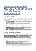 Test Bank for Sociology&colon; Compass for a New Social World &lpar;8th Edition&rpar; by Robert J&period; Brym &vert; 2026 Elite Assessment Prep & Mentor Analysis