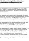 NUR 254 Exam 4 &vert; Nursing 254 Maternal Exam 4 Exam Questions & Answers&comma; Explained Solutions&vert; 2026