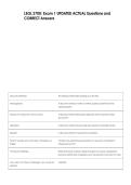 LEGL 2700&colon; Exam 1 UPDATED ACTUAL Questions and  CORRECT Answers 