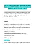 NRNP 6675 STUDY BUNDLE 2026&sol;2027 &vert; Midterm &plus; Final Exam COMPLETE PACKAGE &vert; Questions & Explanations &vert; 100&percnt; Pass Guarantee &vert; A&plus; Graded