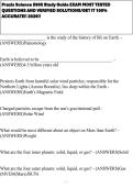 Praxis Science 5905 Study Guide EXAM MOST TESTED QUESTIONS AND VERIFIED SOLUTIONS&sol;GET IT 100&percnt; ACCURATE&excl;&excl; 2026&excl;&excl;