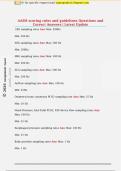 AASM scoring rules and guidelines Questions and  Correct Answers &vert; Latest Update 