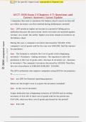 ACCT 2000 Exam 2 &lpar;Chapters 4-7&rpar; Questions and  Correct Answers &vert; Latest Update 