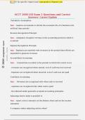 ACCT 2000 LSU Exam 2 Questions and Correct  Answers &vert; Latest Update 