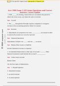 Acct 2000 Exam 2 LSU terms Questions and Correct  Answers &vert; Latest Update 