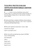 TCOLE BPOC PRACTICE EXAM 2026 CERTIFICATION REVIEW BUNDLED QUESTIONS ANSWERS SET