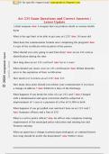 Act 235 Exam Questions and Correct Answers &vert;  Latest Update 